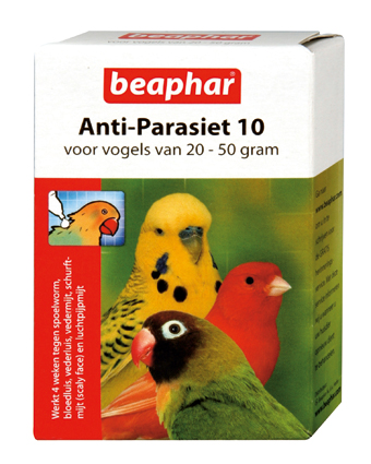 Beaphar Anti Parasiet Vogels 10 - 2 Pipets