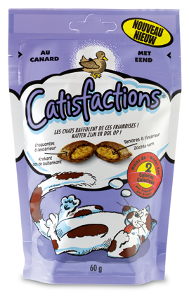 Kattensnacks Catisfaction