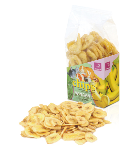 Esve Knaagdiersnack Chips Banaan - 150 gram
